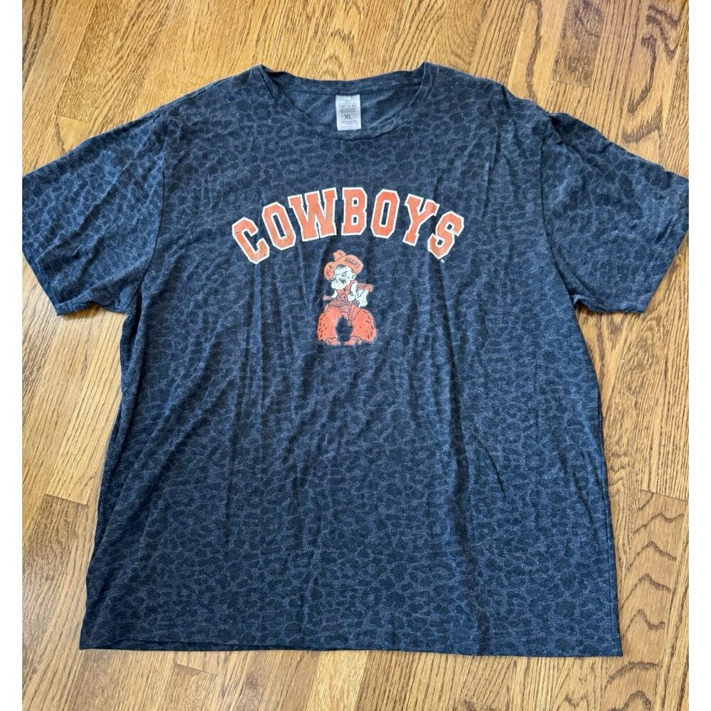 OSU Cowboys Gameday Couture Leopard T-shirt. Women’s XL.